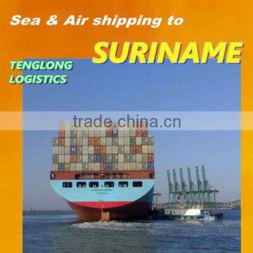 free collect repacking cargo and best rate shipping to Paramaribo of Suriname from Changsha Shanghai Shenzhen