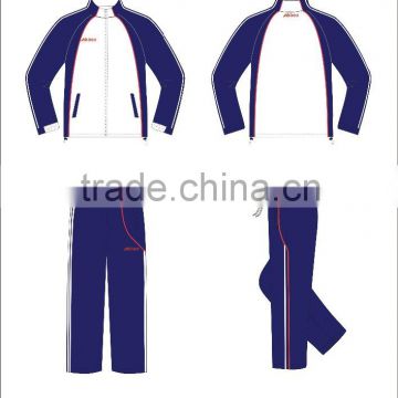 Latest Design Sports Track Suits 100% Polyester Sport Tracksuit Fleece Tracksuit