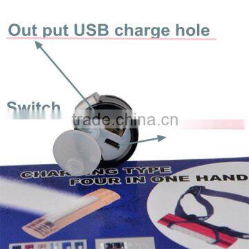 Usb Cable Output Phone Charger Smd Usb Rechargeable Led Headlamp photo-5