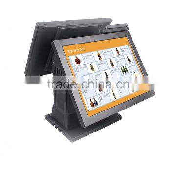 15 Inch Dual Touch Pos System; Touch Cash Register; Touch Pos terminal ZQ-T9090D from ZONERICH