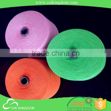 Leading manufacturer cheap recycled colorful cotton yarn