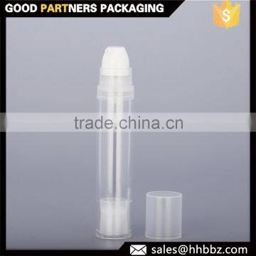 Super March Purchasing clear plastic refillable 10ml airless pump bottle