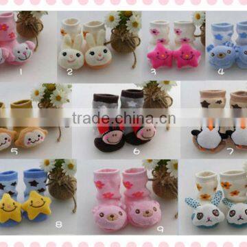 anti slip new born baby learning shoe socks latest design best selling cute baby socks shoe small MOQ                        
                                                Quality Choice