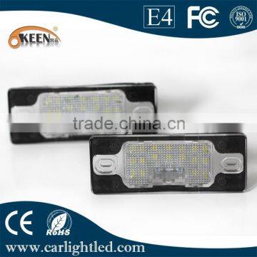 Hot Sale Plug & Play DC 12-30V fit canbus led license plate lights bolts for VW led license plate lamp