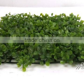 Best quality competitive price Artificial boxwood grass turf with flowers plastic grass mat for wall decoration