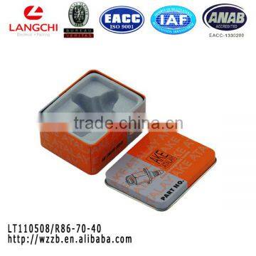 Cheap Rectangle Wholesale Tinplate Case With Insert Flocking Blister photo-2