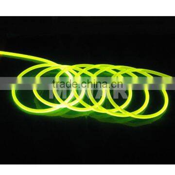 6mm Polymer side glow decorative plastic fiber optic in roll