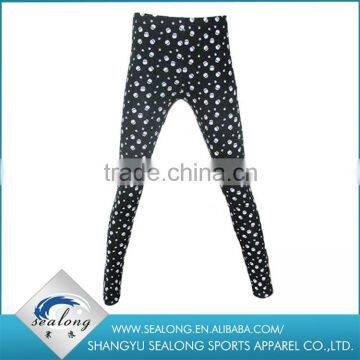 Wholesale Custom Digital Printed cotton spandex Skull tights Legging