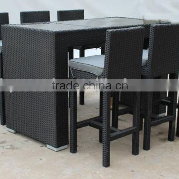 outdoor furniture rattan set for bar