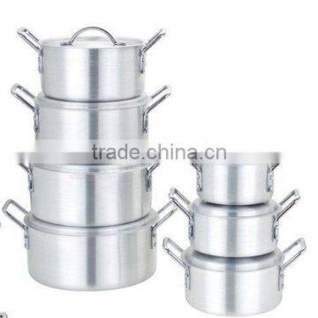 14pcs sand polished cookware set