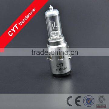 BA20D 35W 12V Yellow Light Motorcycle Halogen bulb Scooter Lamp