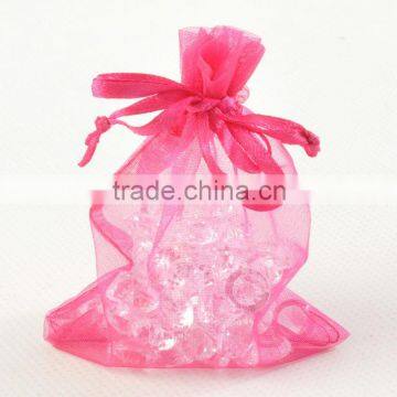 top sale colored organza jewelry bag with drawstring