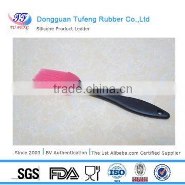 Portable Food Grade Easily Clean Silicone Rubber BBQ Basting Brush for Cooking photo-2