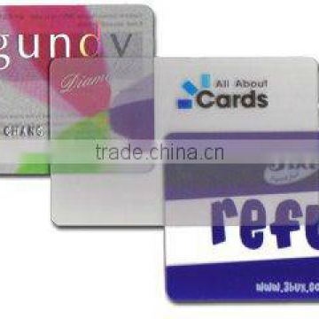 ECO-friendly plastic card printing