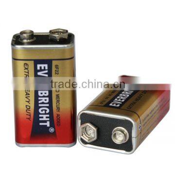 High capacity used for kids car 9v 006p battery