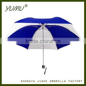 19" White/ Blue Super Slim Pencil Umbrella