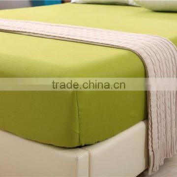100% Cotton Fitted Sheet Green photo-2