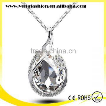 Cheapest Women Glass Crystal Necklace Jewelry