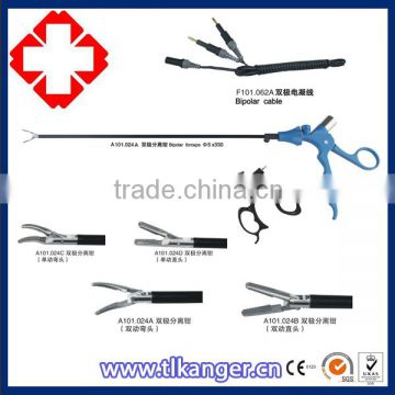 Laparoscopic needle-holding clamp forceps/needle holder clamp