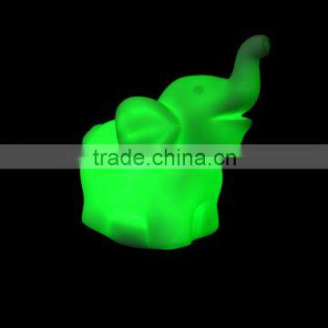 battery LED promotional novleties item elephant night light