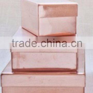 Customizeal Rose Gold Oil Paper Box/gift Box photo-3
