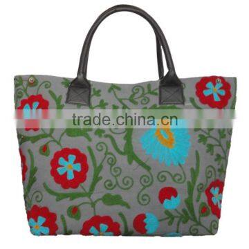 RTHHB-19 Women's Floral Uzbek Suzani Hand bags