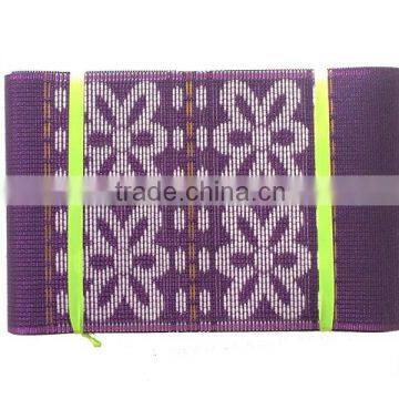 Retail Purple African Headtie Gele / swiss head tie georges wrapper for africans