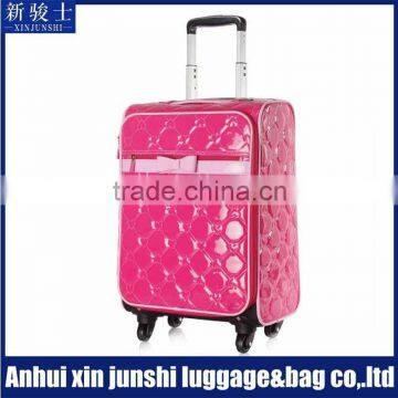 PVC Luggage Light Trolley Case Beautiful Suitcase Luggage