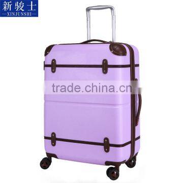 ABS PC Vintage Luggage Airport Luggage Trolley Vintage Suitcase photo-3