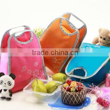 Designer Lunch Tote with Nylon Fabric