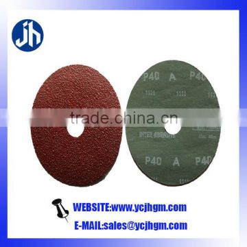 2014 high quality fiber disc for stone/metal/wood