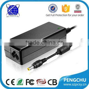 AC 100~220V 19v 3.16a laptop charger 60w power adapter with CE ROHS safety mark