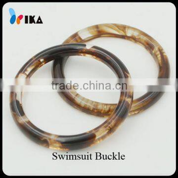 2015 most popular round resin swimsuit buckle