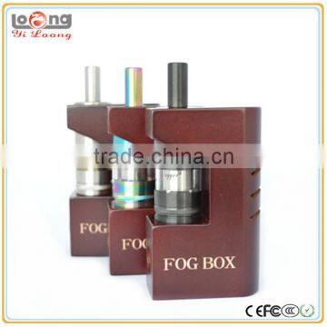 Yiloong new wood mod fog box mod with side firing button for atlantis rba atomizer