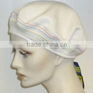 Cotton Zig Zag Beret