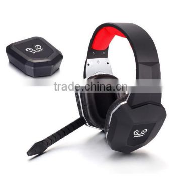 Leather/ Cloth Mesh ear pad optional 2.4G wireless gaming anime headset