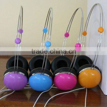 Stereo headset Colorful kid headphone