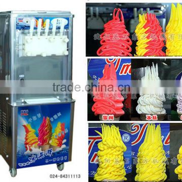 Italy Compressor High Quality TML Soft Serve Ice Cream Maker Machine/2+1 mixed flavours Ice Cream Machine on hot sale