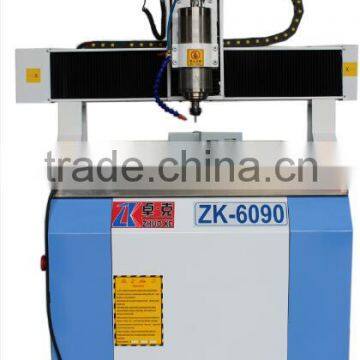 China 3.2kw Spindle Round Guide Rail Metal Cnc Carving Machine 6090 photo-2