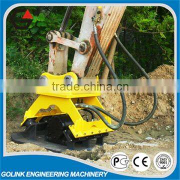 Excavator compactor for ground compaction with high efficiency