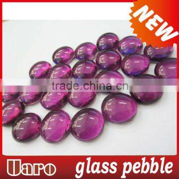 Dia 15-20mm Colorful Pebble Glass Mosaic Tile