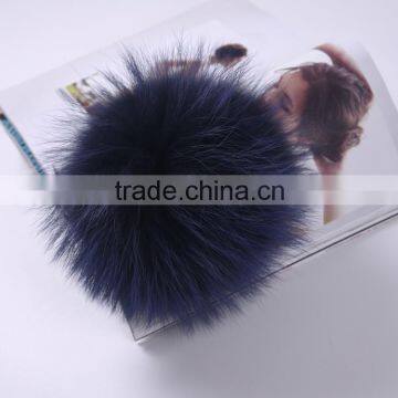 Fluffy Fur Ball Pom Pom Keychain for Car Key Ring or Handbag Accessories KZ160077 photo-2