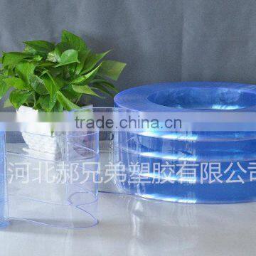 Polar Nylon Line Ribbed PVC Strip Roll For Cold Storage photo-1