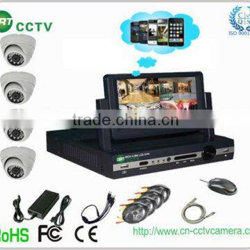 4ch net work H.264 LCD DVR DIY kits cctv camera