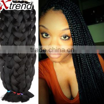 Twist Crochet Braids Synthetic Fiber Hair Extension Yaki Hair Braid