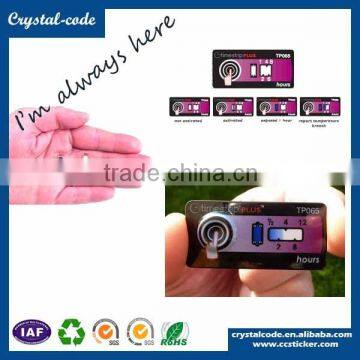Fast Delivery Customized Time Dependent Color Changing Sticker in Different Temperature photo-6