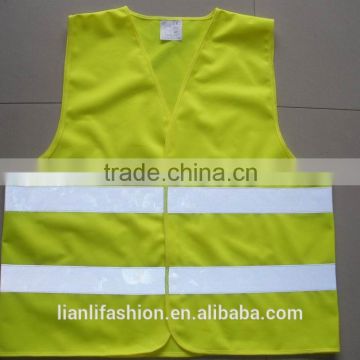 yellow high visibility thick police uniform Safety work Vest