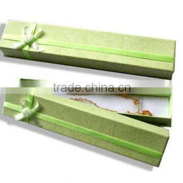 wholesale cheap green jewelry boxes for necklace and bangle