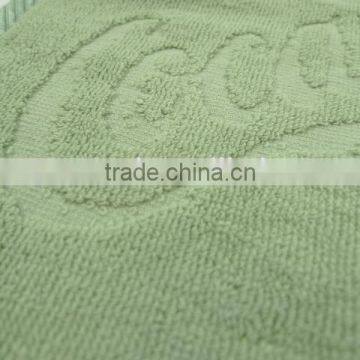 Cream Green Embossed Jacquard Tea Towel photo-2
