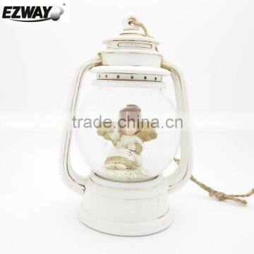 Decoration Fashion Design Cute Resin Colorful Metal Lantern